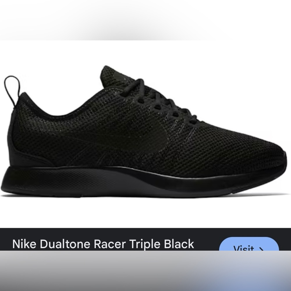 Nike Dualtone Racer Men's Black Sneakers